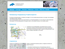 Tablet Screenshot of fabrikplanung-schneeweiss.de